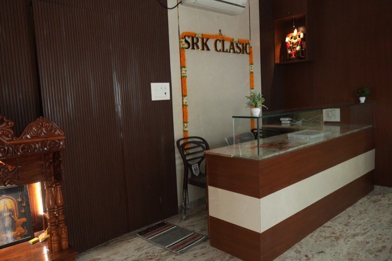 Reception area and lobby entrance